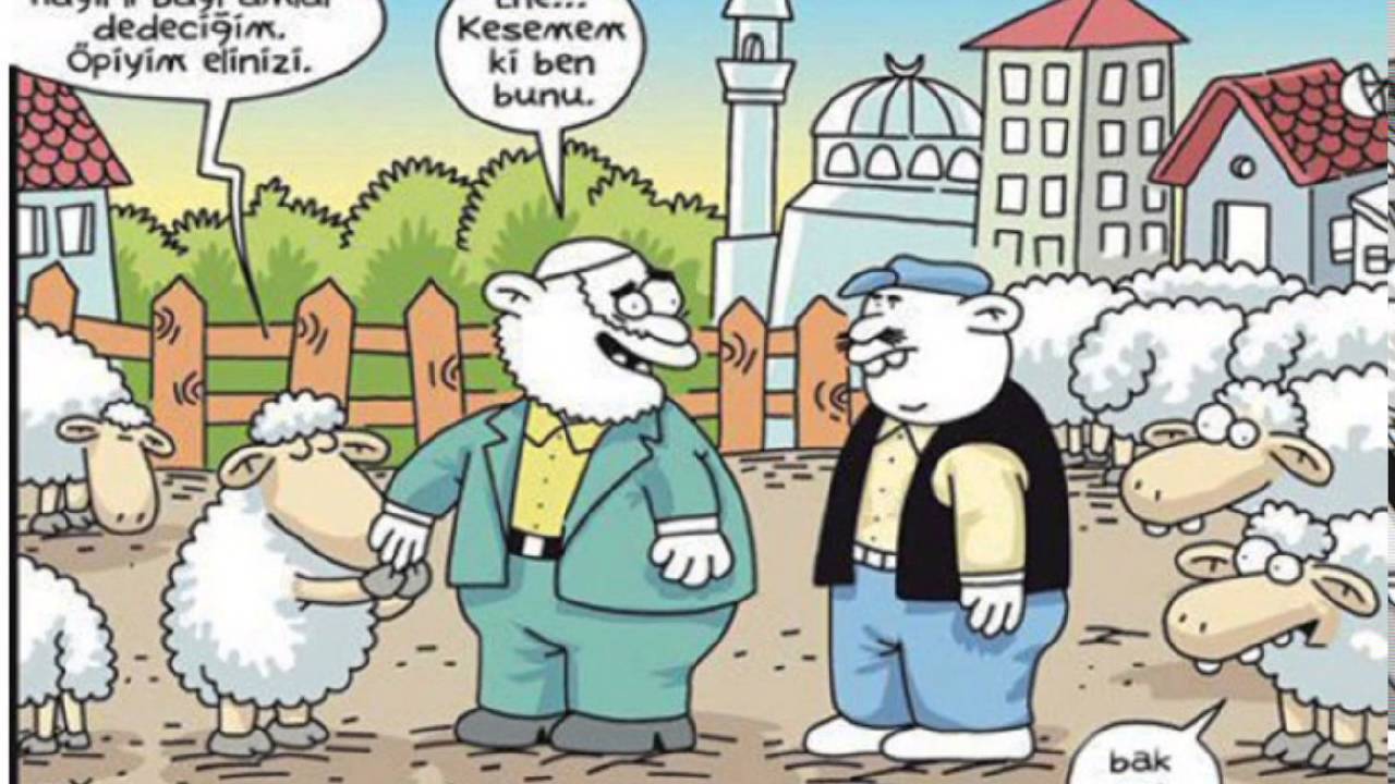 Kurban bayramı karikatürleri Kurban bayramı karikatürleri