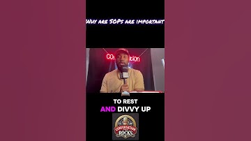 Standard Operating Procedures (SOPs) aren