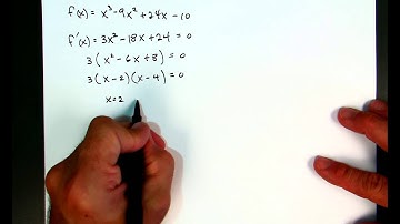 Increasing and Decreasing Functions