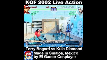 KOF 2002 Live Action - Terry vs Kula