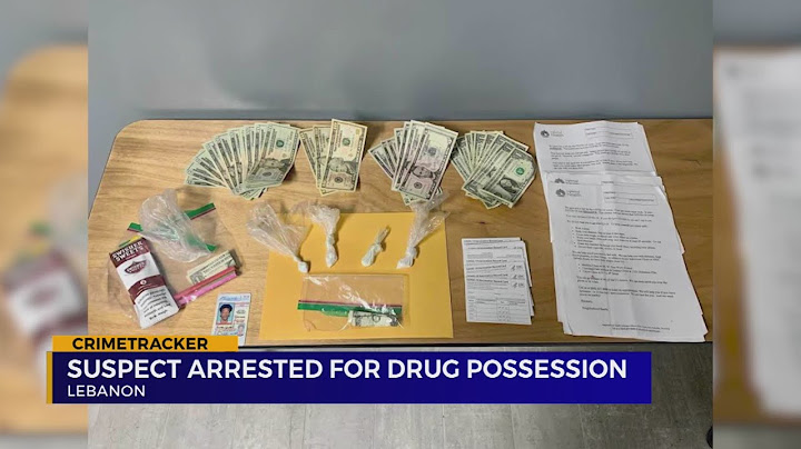 Suspect arrested for drug possession in Lebanon