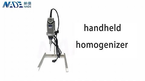 D-160 handheld homogenizer installation