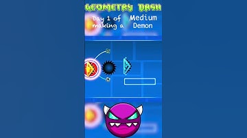 Day 1 of making my medium demon Sapphire Sky |  #geometrydash #gdupdate #gd