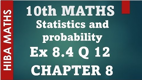 10th maths chapter 8 exercise 8.4 question 12 | tn samacheer hiba maths