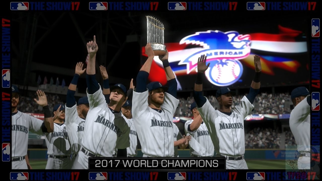 MLB The Show 17 Seattle Mariners World Series Celebration YouTube