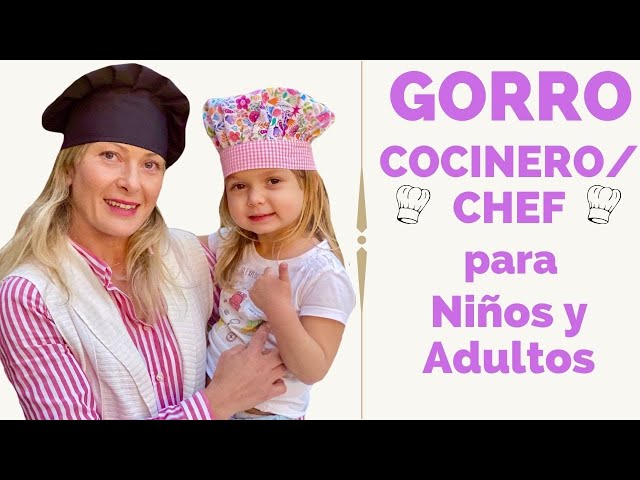 KIt de costura para niños: gorro de cocinero