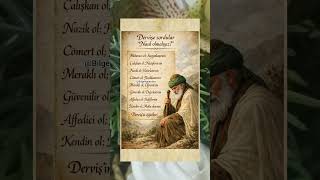 Dervişin öğütleri #derviş #güzelsözler #anlamlısözler #manalısözler #edebiyat #sözler