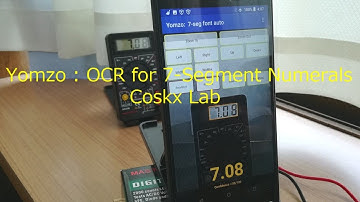 Yomzo : OCR for 7-Segment Numerals