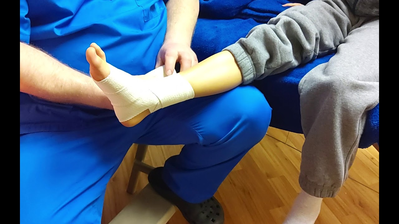 Как бинтовать ноги на операцию