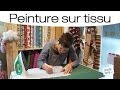 Peinture sur tissu  comment utiliser un feutre textile 