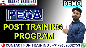 PEGA Post Training Program | Detailed Explanation by Harsha | Pega PTP Demo in Harsha Trainings