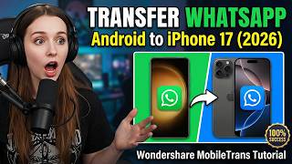 Перенос WhatsApp с Android на iPhone 17 (2026) | Инструкция по Wondershare MobileTrans screenshot 5