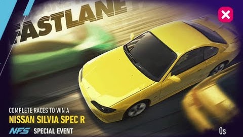 NFS No Limits: Nissan Silvia Spec R Special Event