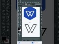 WPS Logo design in adobe illustator tutorial for beginner and pro tips #wpsoffice #logo #tutorial