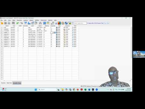 Codebook and SPSS