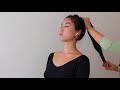 ASMR to calm and relax...hair brushing and scalp massage on Iris