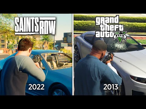 Saints Row 2022 vs GTA 5 - Details Comparison