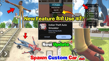 Spawn Custom Car Feature 🔥😱 indian Theft Auto Simulator New Update | KXP VINEET YT