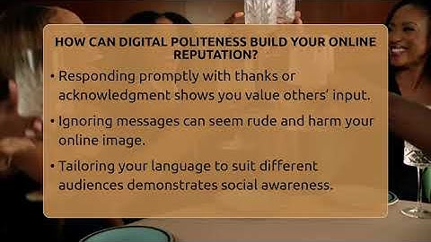 How Can Digital Politeness Build Your Online Reputation? - Everyday-Networking