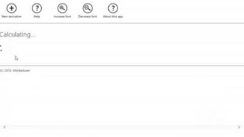 Demo of my new "Step-by-Step Derivative Calculator" app