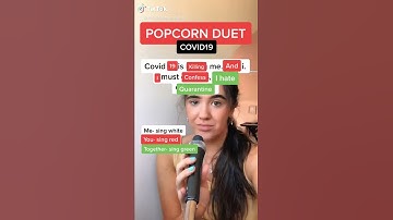 Thumbnail of POPCORN DUET! Sing With Me Challenge #shorts