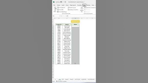 How to create a drop down menu. #excel #shorts