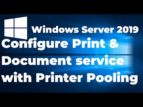 40. How to Install and Configure Printer Pooling in Windows Server 2019