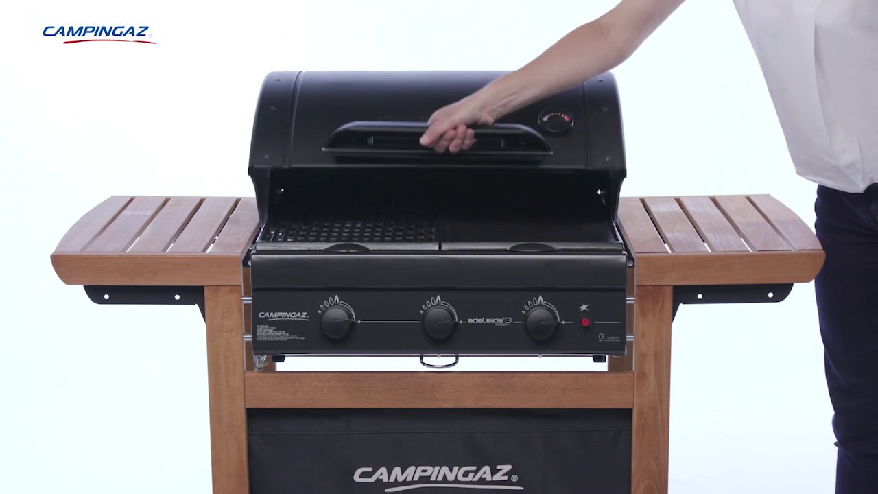 Campingaz 3 Series Adelaide Woody L Trzypalnikowy Grill Z Drewnianym Wozkiem Pl Youtube