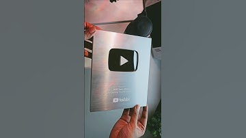 YouTube Silver Play Button UNBOXING! - Thank You All for 100K 🥹❤️ #shorts #unboxing