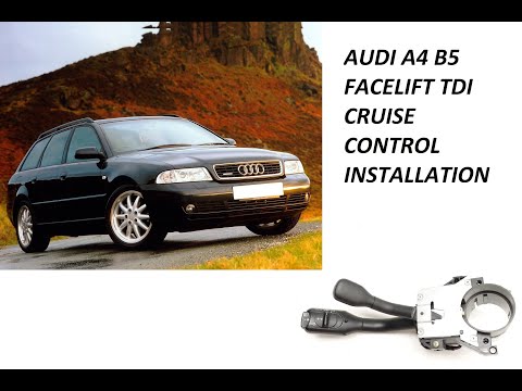 Audi A4 B5 Facelift Cruise Control Retrofit / Installation / Tempomat bekötése utólag Audi A4 B5