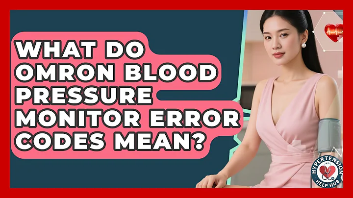 What Do Omron Blood Pressure Monitor Error Codes Mean? - Hypertension Help Hub