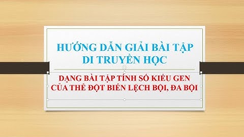 Một loài có 4 cặp NST là Aa, Bb, Dd Ee cơ thể nào sau đây là đột biến thể một