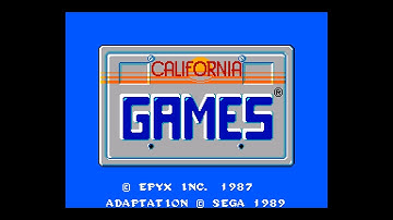 California Games (Master System PSG 60Hz / US) - Intro / Attract Mode