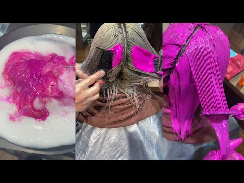 فيديو: طريقة صبغ الشعر بألوان الشربات (بالصور)