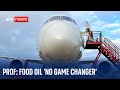 Aviation: Cooking oil not a &#39;game changer&#39; to climate crisis, says professor