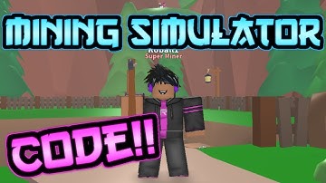 *CODE* NEW Mining Simulator Game! | Roblox | Mining Simulator