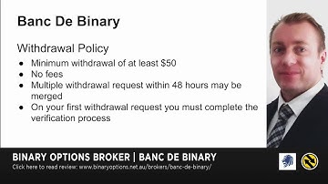 Banc De Binary Withdrawal Problems
