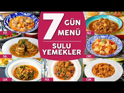 Bugün Ne Pişirsem #2: 7 Güne 7 Farklı Sulu Yemek Tarifi (Menü Önerileriyle!) - Sulu Yemek Tarifleri. 