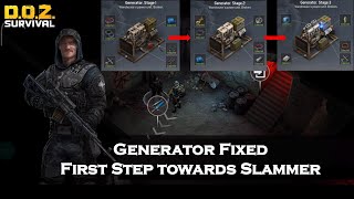 Generator Fixed: First Step towards slammer- Dawn of Zombies: Survival