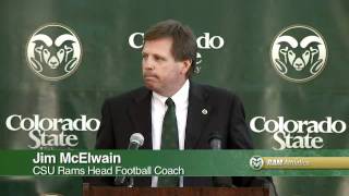 Jim McElwain Named Head Football Coach of the CSU Rams