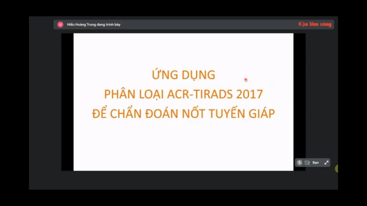 ỨNG DỤNG PHÂN LOẠI ACR-TIRADS 2017 ĐỂ CHẨN ĐOÁN NỐT TUYẾN GIÁP | BS ...