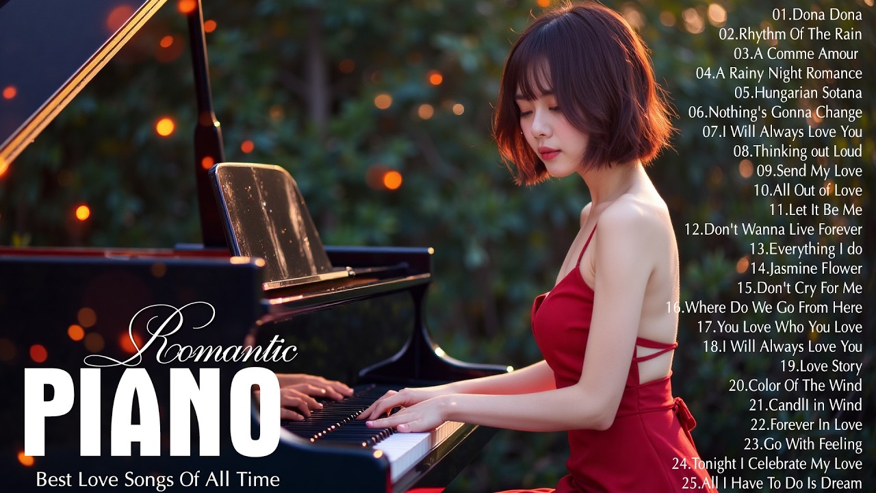 200 Best Romantic Piano Classic Love Songs Of All Time - Best Relaxing Love Songs Instrumentals