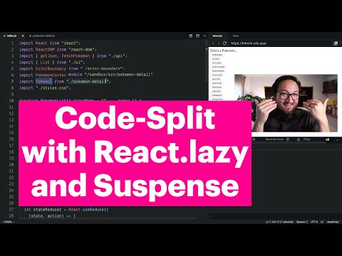 Code-Split with React.lazy and Suspense