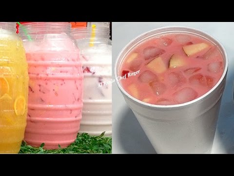 FRUIT IN WATER, for business or house, water whit fruit - YouTube