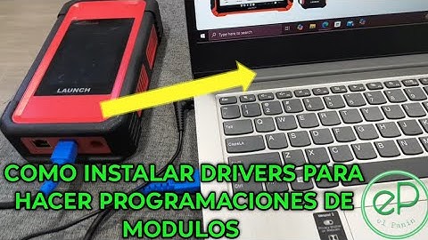 COMO INSTALAR DRIVERS DE LAUNCH J2534 EN UNA LAPTOP ( Computadora )