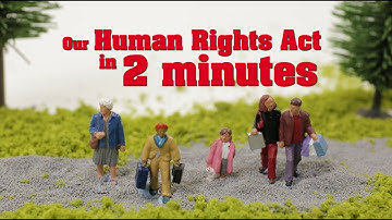Our Human Rights Act explained in 2 minutes - short version