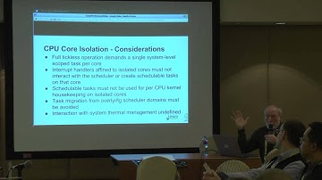 HKG15-305: Real Time processing comparing the RT patch vs Core isolation