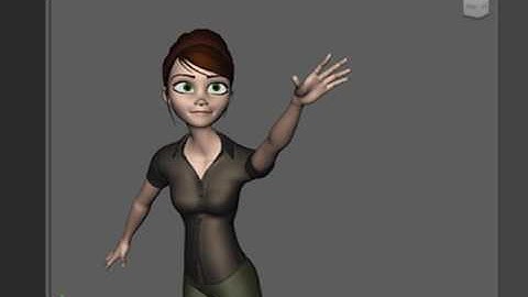Autodesk Maya- MERY POSES VIDEO