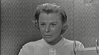 What's My Line?  Branch Rickey; June Allyson;  Chuck Connors [panel] (Sep 13, 1959)