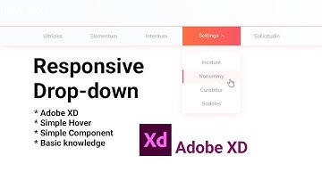 Drop Down Component + Hover Button in Adobe XD !! New tricks 2023 #rakibsk #adobexd #viral